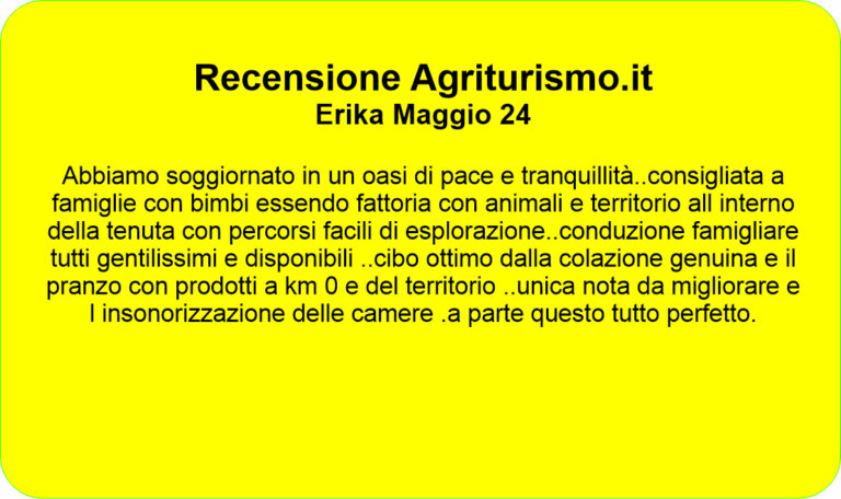 recensione erika